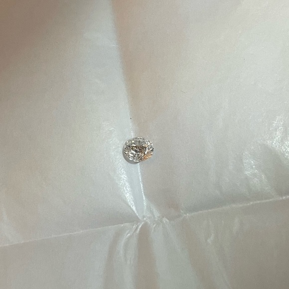 Estate 0.45ct natural earth-mined diamond vintage old round cut 1/2 carat 5mm - Picture 6 of 14